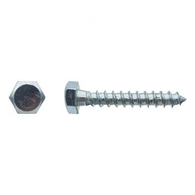 TIREFOND TH DIN571 10X50 ZING — DIN 571 — Boîte de 100 pièces