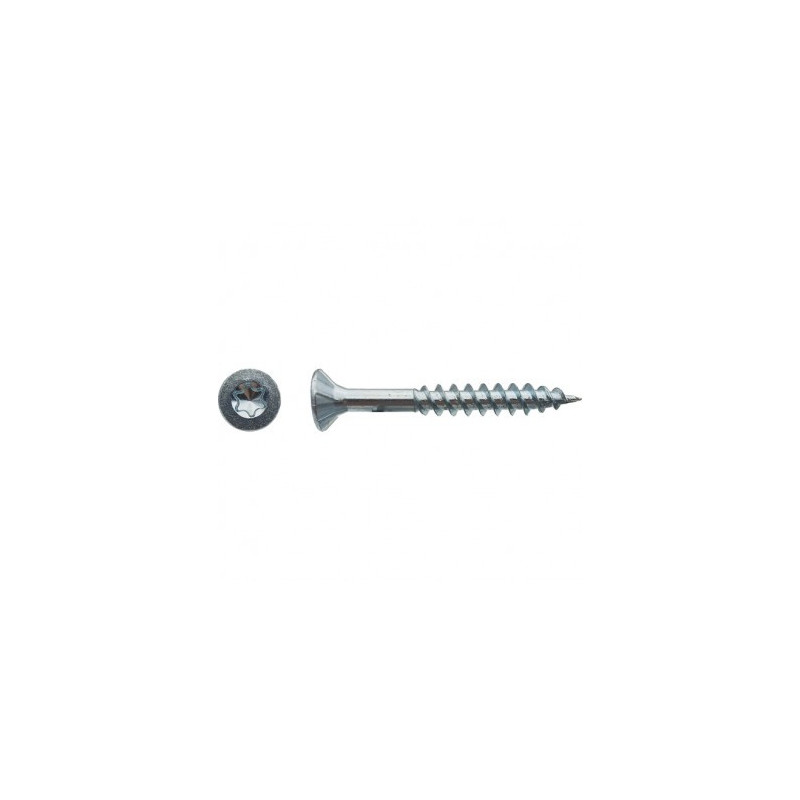 VIS AGGLO TF TORX20 F/PAR 4X50/30 ZG BLANC — Boîte de 500 pièces