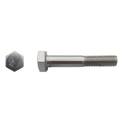 VIS TETE HEXAGONALE FIL.PART 14 X 100 INOX A4 — DIN 931 — Boîte de 25 pièces