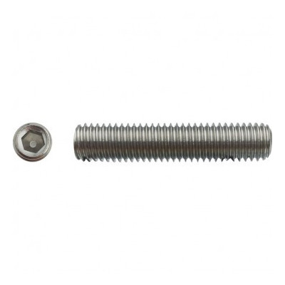 VIS HC BOUT PLAT 2 X 4 INOX A2 — DIN 913 — Boîte de 200 pièces