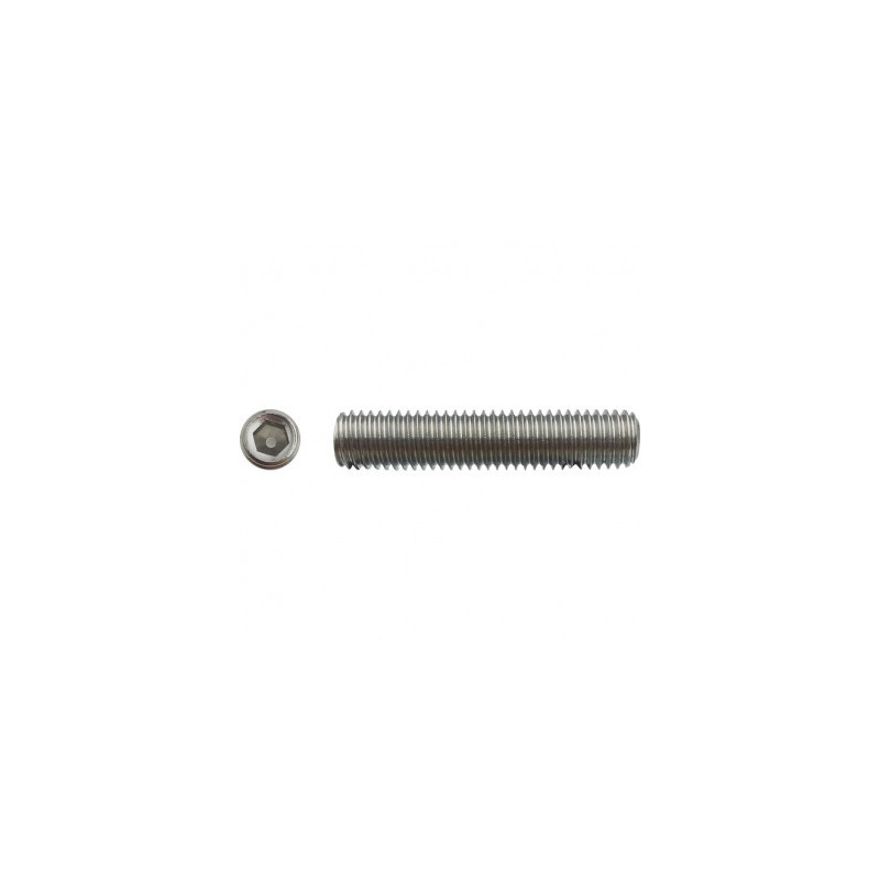 VIS HC BOUT PLAT 3 X 6 INOX A2 — DIN 913 — Boîte de 200 pièces