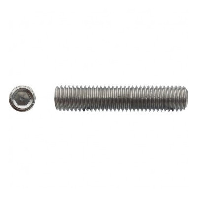VIS HC BOUT CUVETTE 8 X 10 INOX A2 — DIN 916 — Boîte de 200 pièces