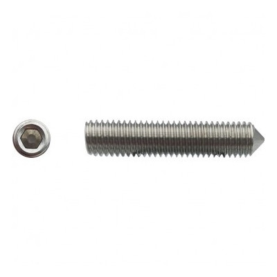VIS HC BOUT POINTEAU 6 X 25 INOX A2 — DIN 914 — Boîte de 200 pièces
