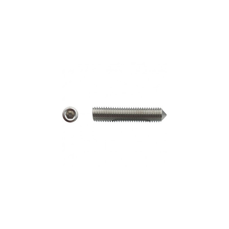 VIS HC BOUT POINTEAU 6 X 25 INOX A2 — DIN 914 — Boîte de 200 pièces