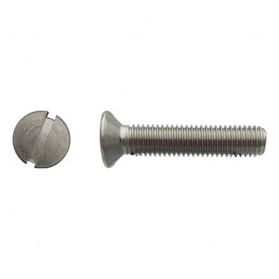 VIS METAUX TF FD 4X25 INOX A2 — DIN 963 — Boîte de 200 pièces