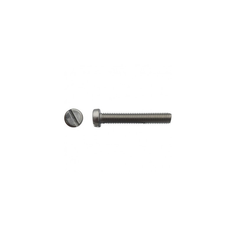 VIS METAUX TETE CYL FENDUE 6 X 10 INOX A4 — DIN 84 — Boîte de 200 pièces