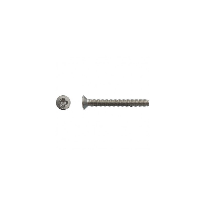 VIS METAUX TETE FRAISEE POZI 4X30 INOX A4 — DIN 965 — Boîte de 200 pièces