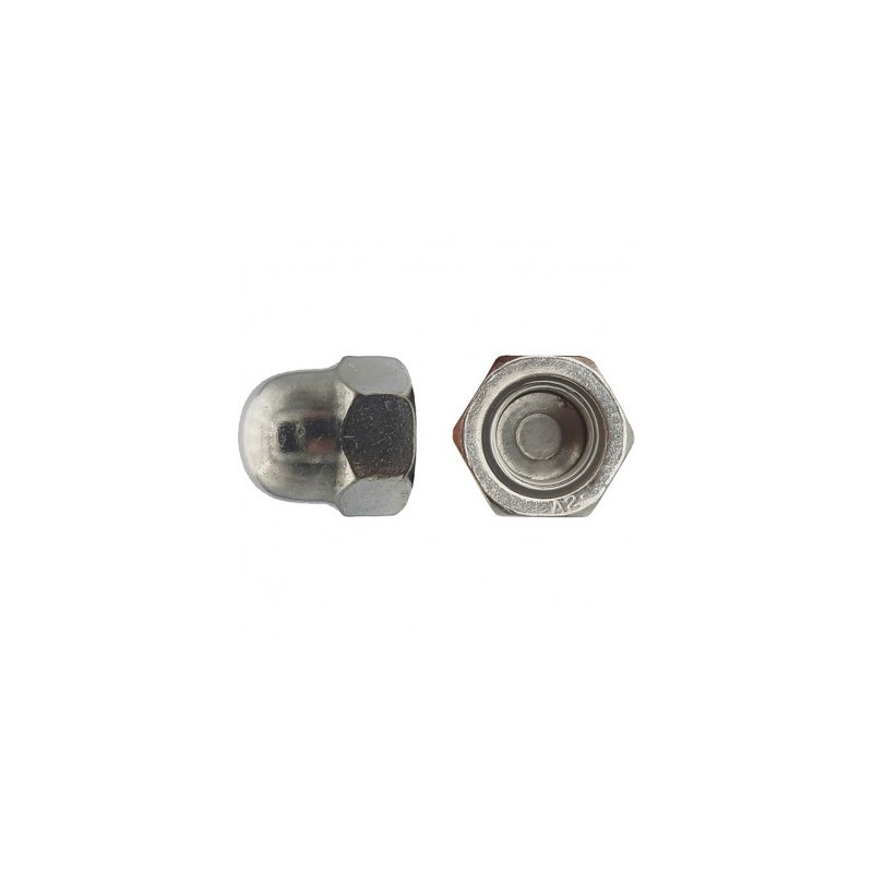 ECR BORGNE DIN 1587 M20 INOX A2 — Boîte de 25 pièces