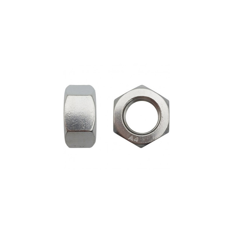 ECROU HU DIN 934 D 12 INOX A4 — Boîte de 100 pièces
