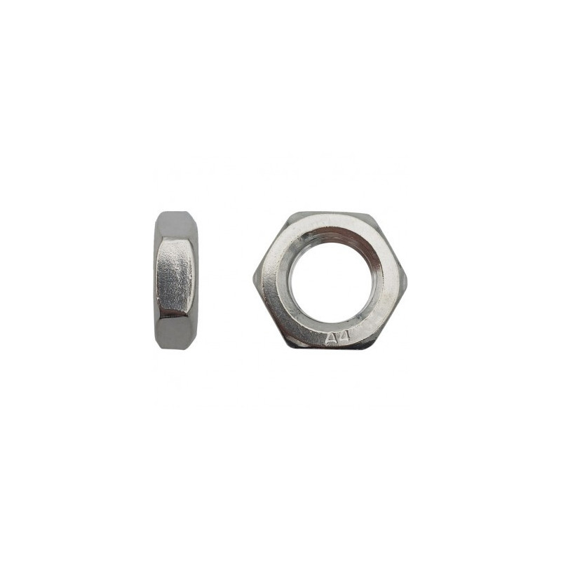 ECROU BAS DIN 439 HM 18 INOX A4 — Boîte de 100 pièces