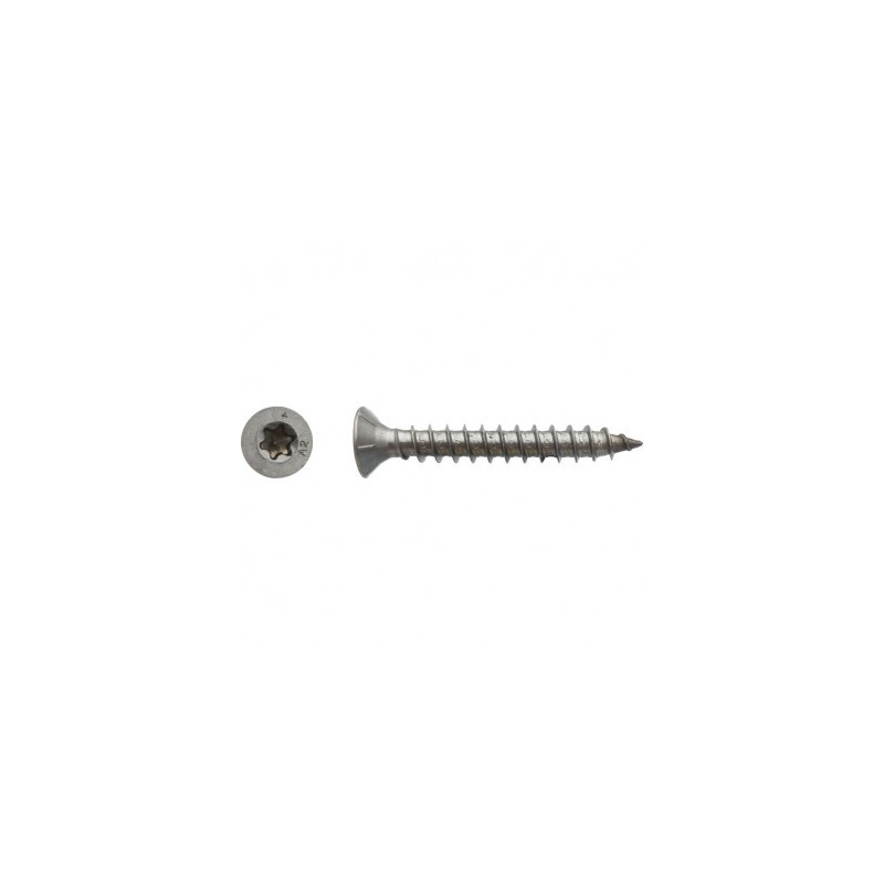 V/BOIS TF TORX 8 X 60 INOX A2 — Boîte de 100 pièces