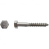 TIREFOND TH 5 X 70 INOX A4 — DIN 571 — Boîte de 200 pièces