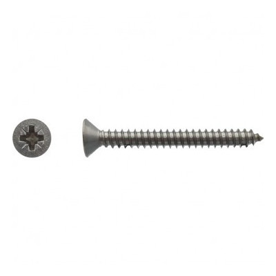 V/TOLE TF PZ 2.9 X 12.7 INOX A4 — DIN 7982 — Boîte de 200 pièces