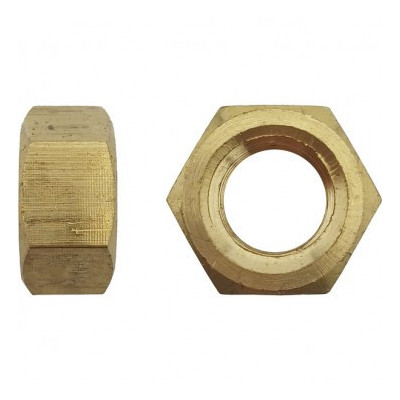 ECROU HU DIN 934 D12 LAITON — Boîte de 100 pièces