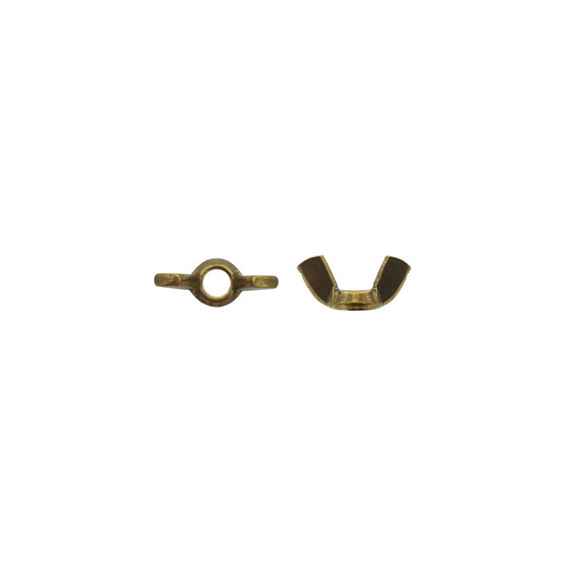ECROU/OREILLE FAM D4 LAITON — FORM A — Boîte de 200 pièces