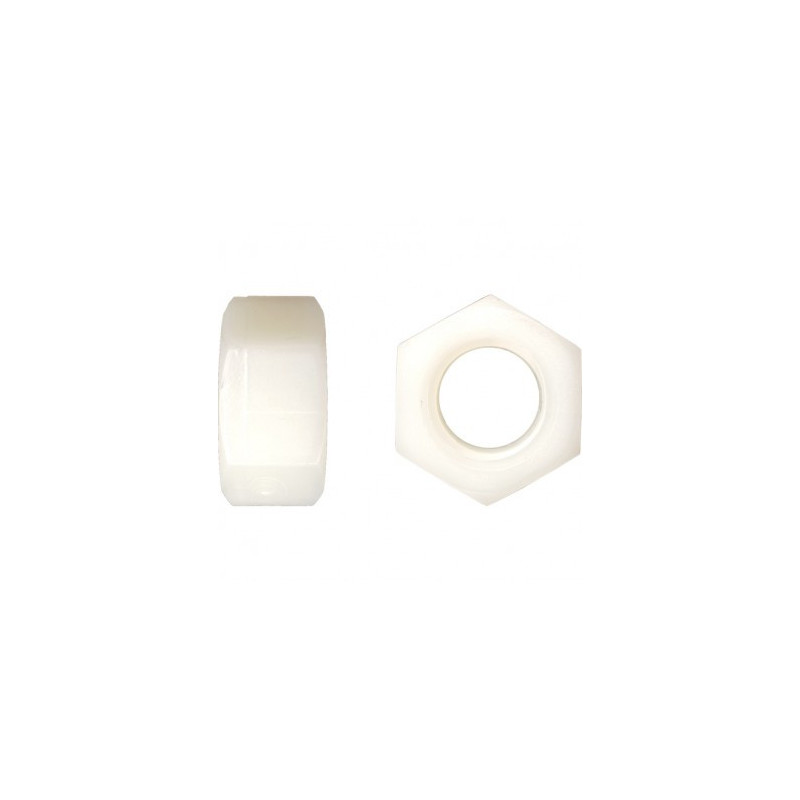 ECROU HEXAGONAL 12 PA 66 NAT — DIN 934 — Boîte de 100 pièces