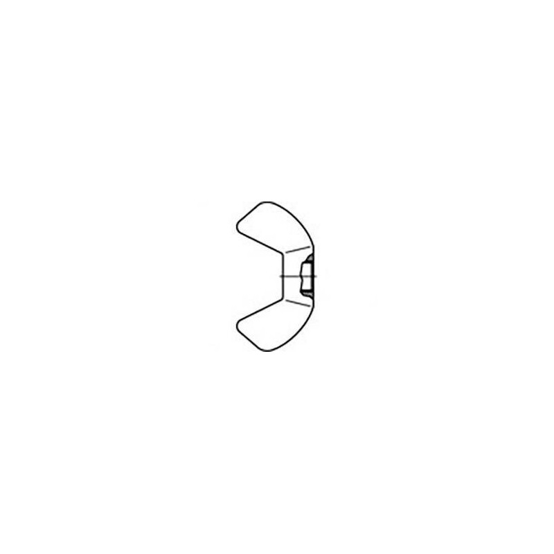 ECROU A OREILLES 4 PA 66 NAT — DIN 315 — Boîte de 200 pièces
