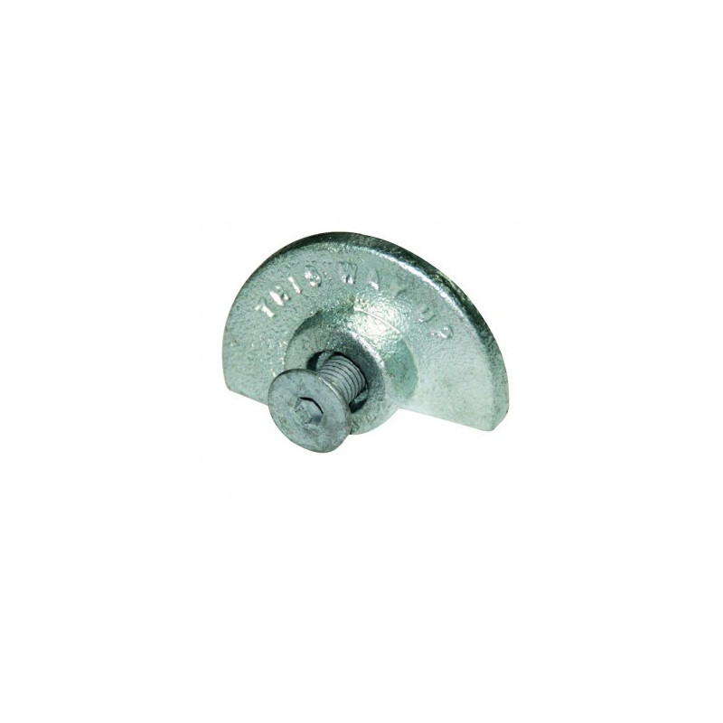 FIXATION SOL METALIQUE M10 — Boîte de 25 pièces