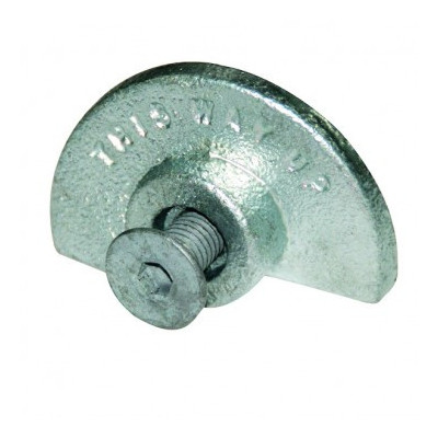 FIXATION SOL METALIQUE M12 — Boîte de 50 pièces