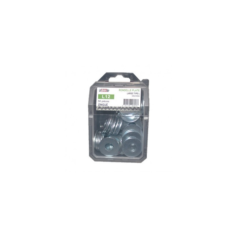COQUE DE 100 RONDELLE PLATE LARGE L10 ZG — NFE 25513 — Boîte de 4 pièces