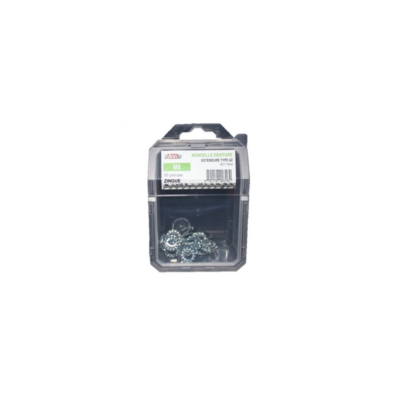COQUE DE 50 ROND DENT EXT DIN 6798 D 8 ZG — DIN 6798 A — Boîte de 4 pièces