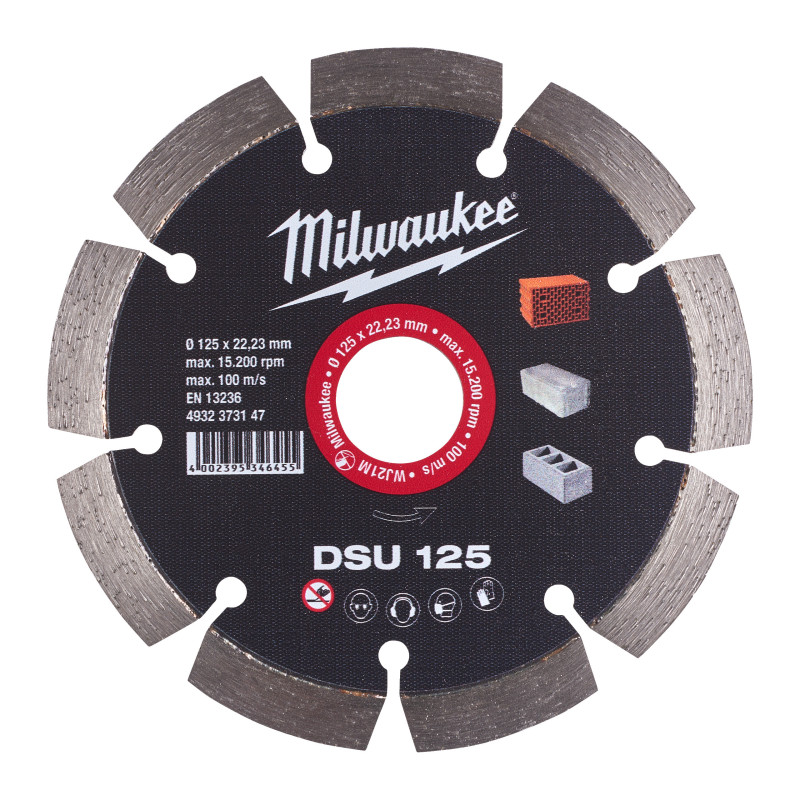 Disque Diamant Dsu 125Mm (X1)-Milwaukee Consommable