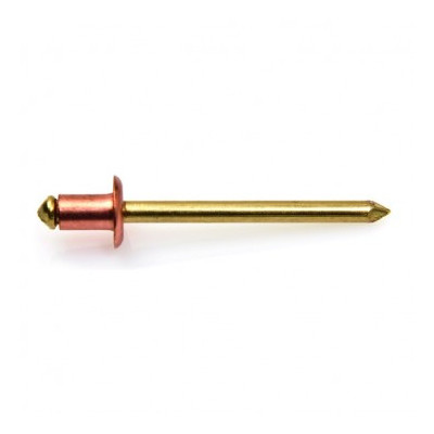 RIVET AVEUGLE CUIVRE/LAITON TR GORIVET TRS 4X12 — Boîte de 500 pièces