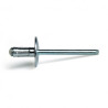 RIVET MULTISERRAGE ALU/ACIER TEL GOMULTI 4.8X10 — Boîte de 250 pièces