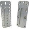 CONNECTEUR BOIS/BOIS UV30 85X40X16MM ALU — Boîte de 4 pièces