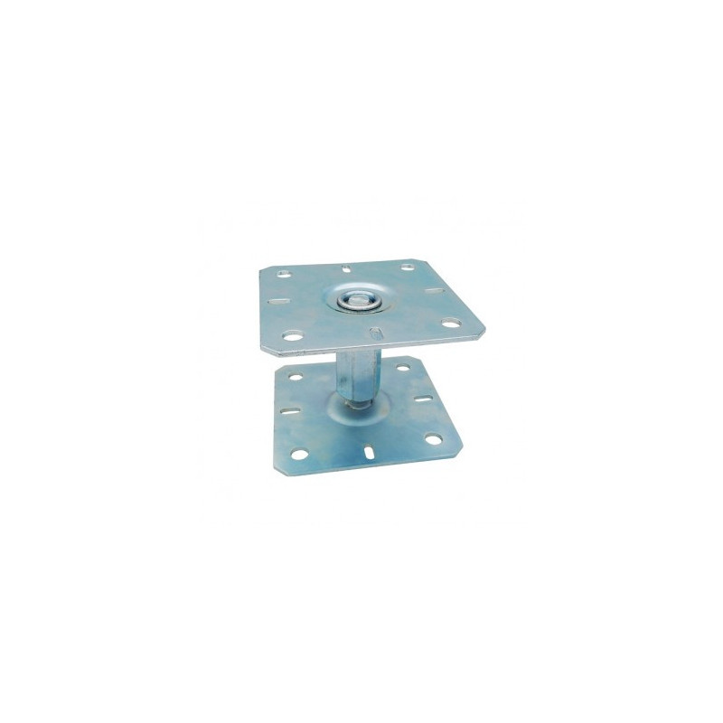 PIED POTEAU REGLABLE 130X130X100-150MM M 20 — Boîte de 9 pièces