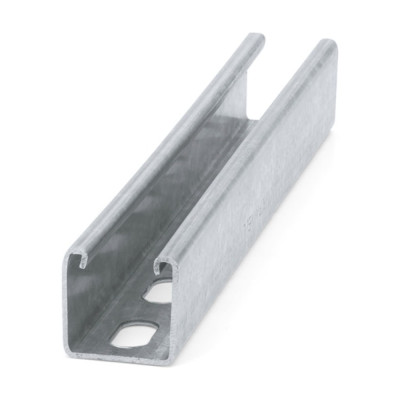 Guide perforée indextrut 41x21 41 x 21 x 2,5 - L. 3000 mm — Boîte de 6 pièces
