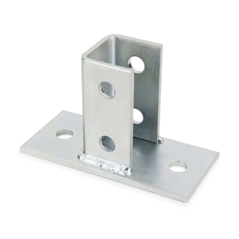 Support rectangulaire pour profilés Indextrut SP-RX M12 (41/21-41/41) — Boîte de 12 pièces