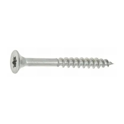 Vis bois/aggloméré tête fraisée TORX inox A4 5.0 X 60/36 -(BP 20) — FRAISEE / INOXA4 — Blister de 20 pièces