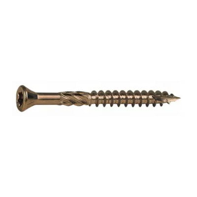 VISSALBOIS TERRASSE inox A2 BRUNIES 5X70 — FRAISEE / TORX / INOXA2 — Boîte de 200 pièces