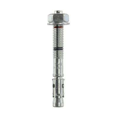 Goujon d'ancrage galvanisé blanc Option 7 Double marquage / lettre sur la tête — LE-ZN 10 × 85 mm — Boîte de 50 pièces