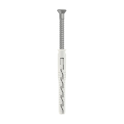 Cheville nylon pour charges lourdes avec vis à tête fraisée — KPS-FAST 10 × 140 mm — Boîte de 25 pièces