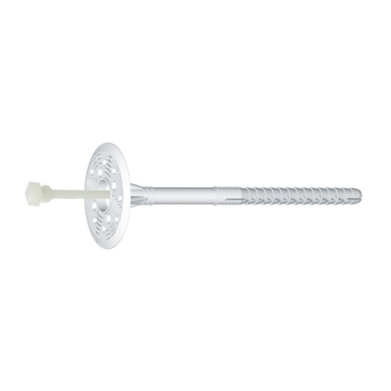 Cheville à frapper avec clou en plastique – grande profondeur d’ancrage — LFN 10 × 260 mm — Boîte de 100 pièces
