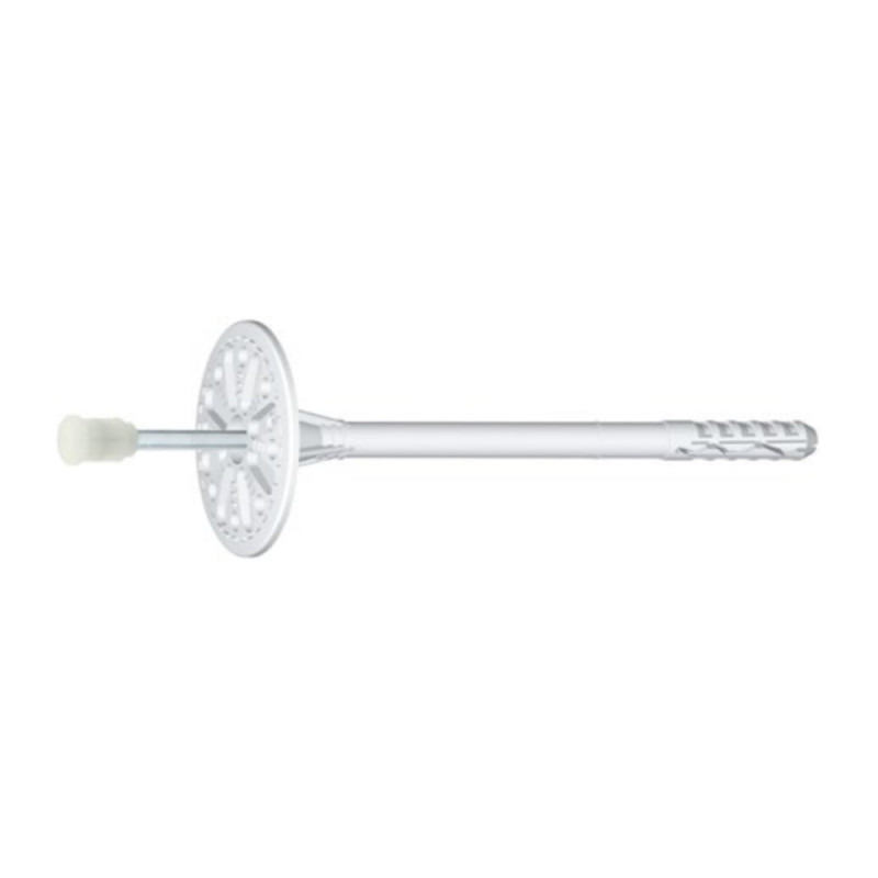 Cheville à frapper avec clou en métal profondeur d’ancrage courte — LMX 8,0 × 155 mm — Boîte de 200 pièces