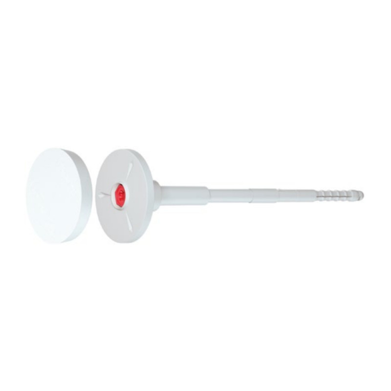 Cheville à visser avec clou en métal et rondelle d’appui téléscopique — ECODRIVE 8,0 × 170 mm — Boîte de 100 pièces