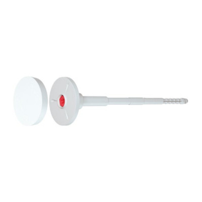 Cheville à visser avec clou en métal et rondelle d’appui téléscopique — ECODRIVE 8,0 × 350 mm — Boîte de 100 pièces