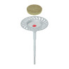 Cheville à visser avec clou en métal et rondelle d’appui télescopique — ECODRIVE-W 8,0 × 190 mm — Boîte de 50 pièces