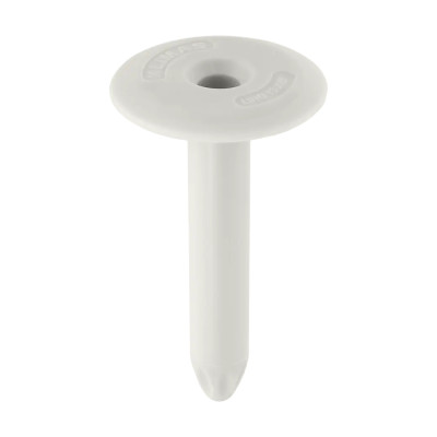 Cheville en nylon pour fixation d'isolation thermique et hydro-isolation des toitures plates — LINO — Boîte de 200 pièces