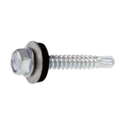Vis autoperçeuse pour fixation de tôles d'acier dans un support en acier de 3 à 7 mm — WFOC 5,5 × 45 mm — Boîte de 200 pièces