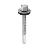 Vis autoperçeuse pour fixation de tôles d'acier dans un support en acier de 12 mm — WSS 5,5 × 32 mm — Boîte de 250 pièces