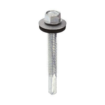 Vis autoperçeuse pour fixation de tôles d'acier dans un support en acier de 12 mm — WSS 5,5 × 50 mm — Boîte de 200 pièces