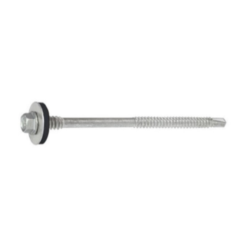 Vis autoperçeuse pour la fixation de panneaux sandwich dans un support en acier 6mm — WSW-6 5,5 × 65 mm — Boîte de 100 pièces