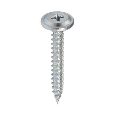 Vis à tête bombée zinguée — WPC 4,2 × 19 mm — Boîte de 1000 pièces