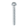 Vis béton tête hexagonale + collerette — WDBLS 9,9 × 70 mm — Boîte de 50 pièces