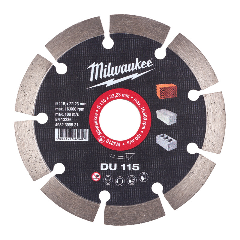 Disque Diamant Du 115Mm (X1) -Milwaukee Consommable