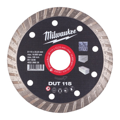 Disque Diamant Dut 115Mm (X1) -Milwaukee Consommable